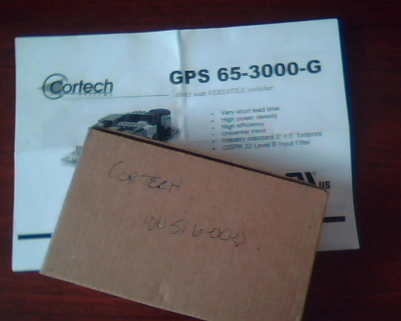 Cortech Systems GPS 65-3000-G open frame power supply 40W/65W triple 3.3V 5V 12V - image 2