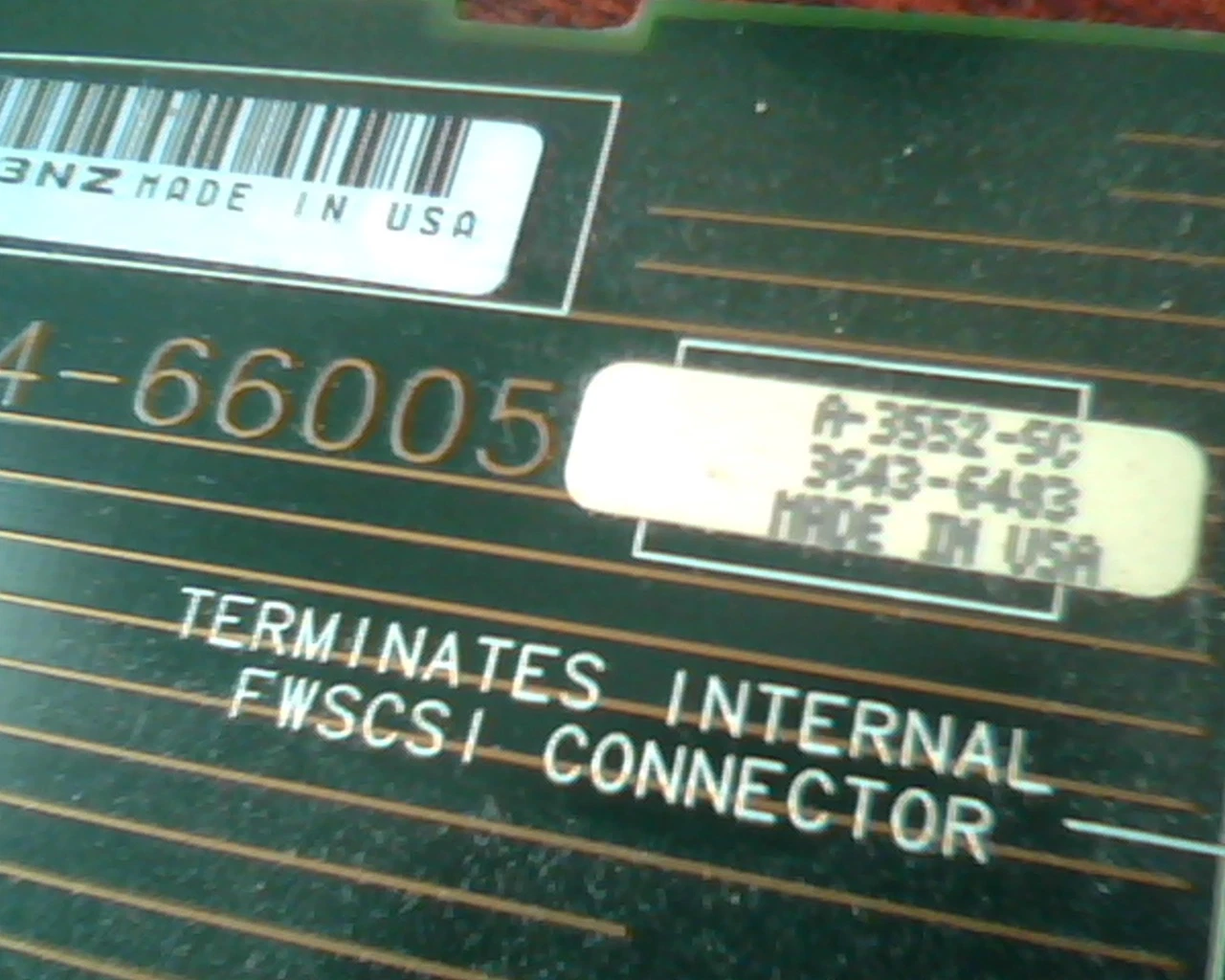HP A2874-66005 A-3552-SC HSC DEC SCSI Card A3552 - image 2