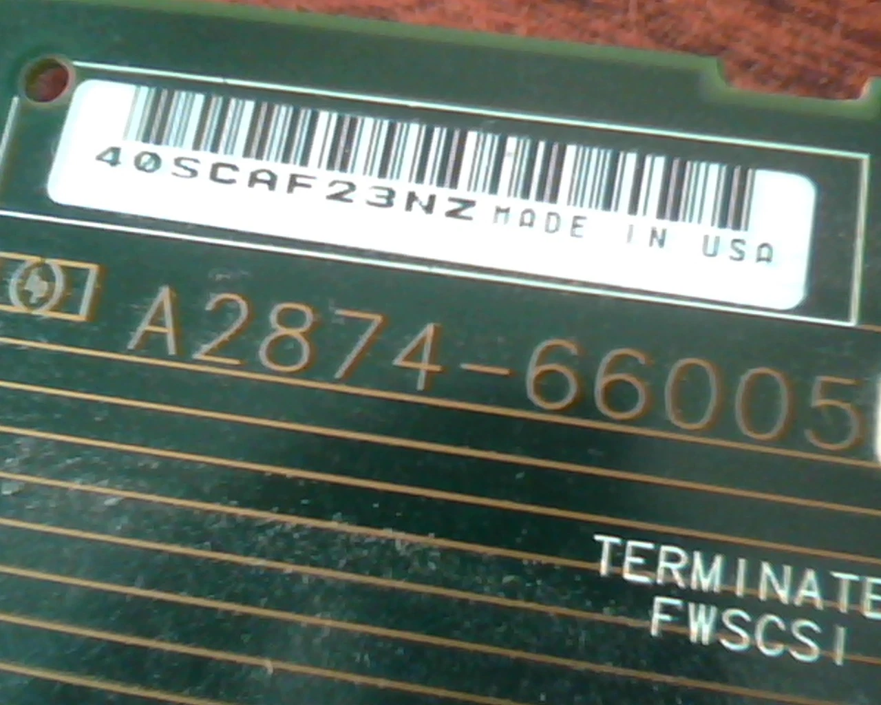 HP A2874-66005 A-3552-SC HSC DEC SCSI Card A3552 - image 3