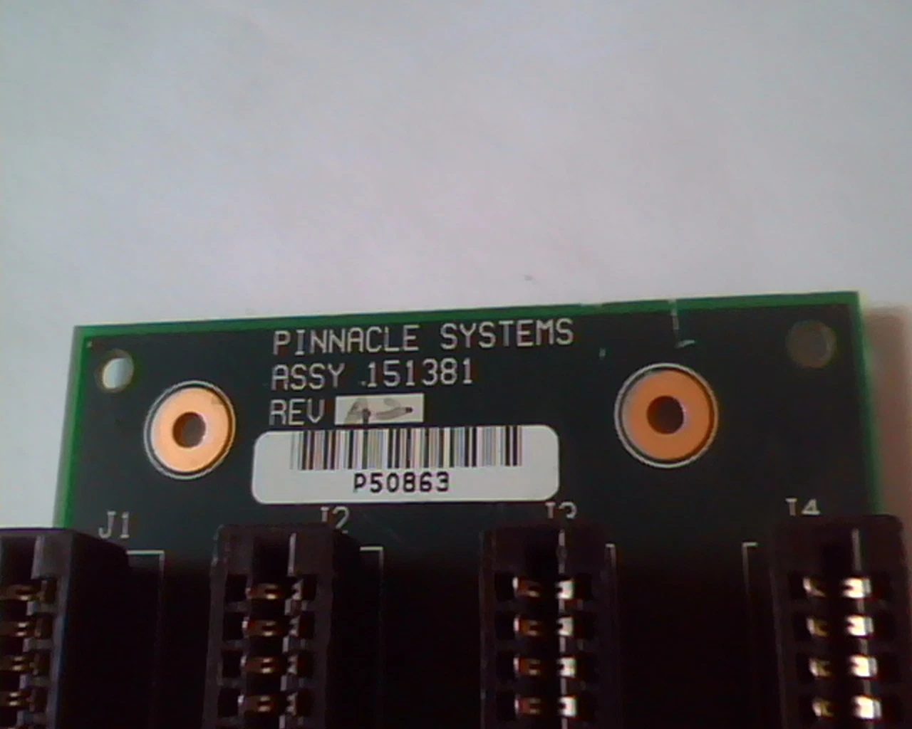 Pinnacle Systems 151381 Rev A2 ISA Backplane Video card - image 3