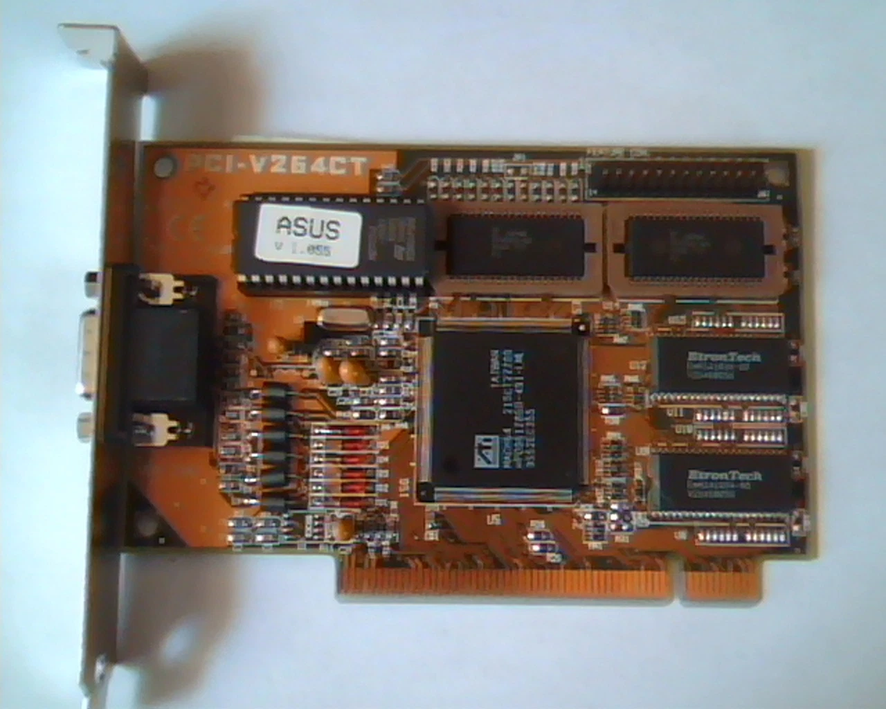 ASUS PCI-V264CT V1.055 V1.4 2MB RAM PCI Video card
