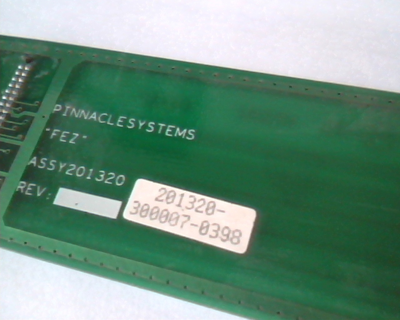 Pinnacle Systems Fez 201320 Backplane Video card - image 2