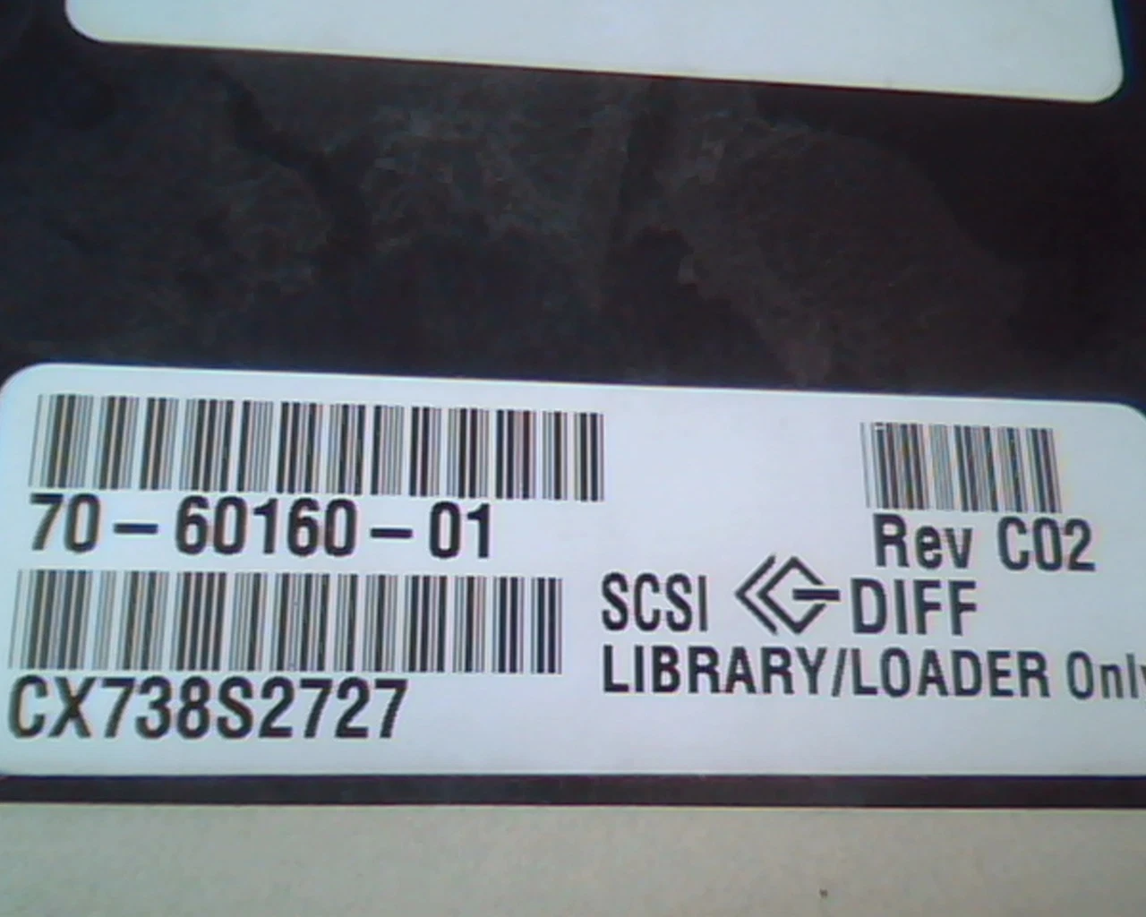 DLT loader Tape Drive Quantum TH6XB-EG A05 7000 Series 70-60160-01 Rev C02 SCSI - image 2