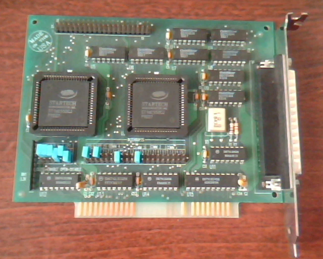 4 port Serial Com card 8 bit ISA 4550 Four Port LPT