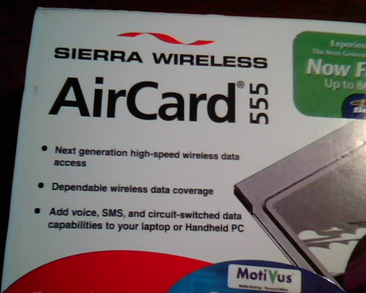 Sierra Wireless AirCard 555 Data Voice SMS hi-speed wireless access CDMA2000 1X - image 2