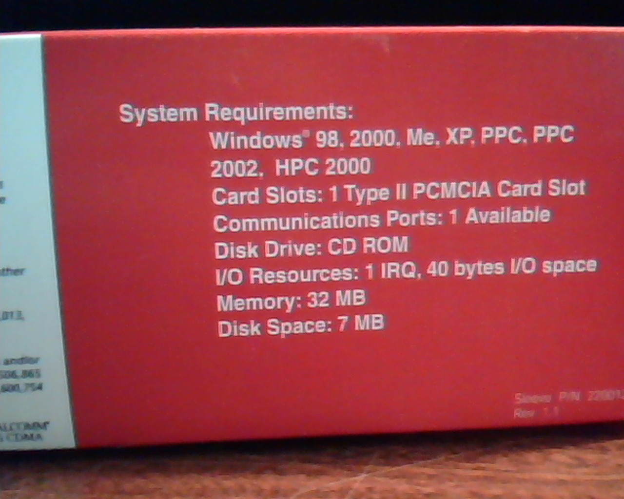 Sierra Wireless AirCard 555 Data Voice SMS hi-speed wireless access CDMA2000 1X - image 3