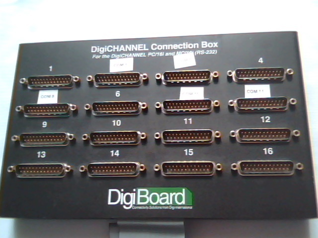 DigiChannel Connection Box PC/16i MC/16i 16 DB25 digiboard I/O mate interface - image 2