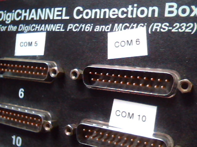 DigiChannel Connection Box PC/16i MC/16i 16 DB25 digiboard I/O mate interface - image 6