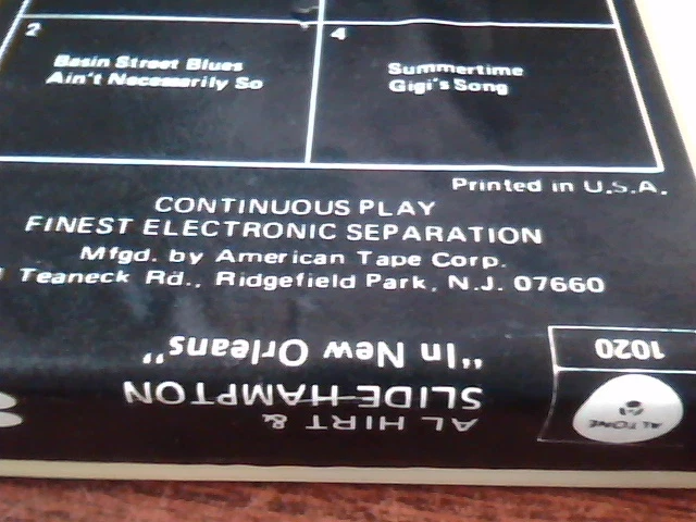 In New Orleans Al Hirt Slide Hampton 8 tape Altone 1020 - image 5