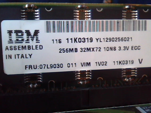 03N4209 11K0319 Memory Card and 4GB RAM 16x256 - image 5