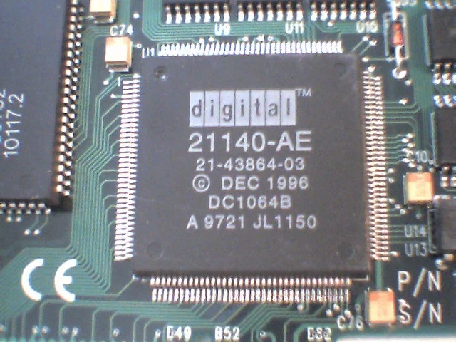 Adaptec ANA-6911/UC 10/100 fast ethernet card 110402-0405 BNC 15-pin RJ-45 Coax - image 9