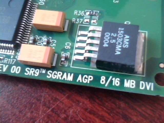 33L1618 Number Nine DVI AGP Video Card SR9 SGRAM - image 4