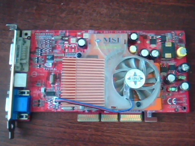 MSI AGP Video Card 8912 Ver:330 NVIDIA GeForce FX 5600 8912-040