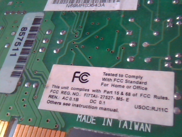 AMR Modem Riser Card MRS-A-S 56K V90 - image 5