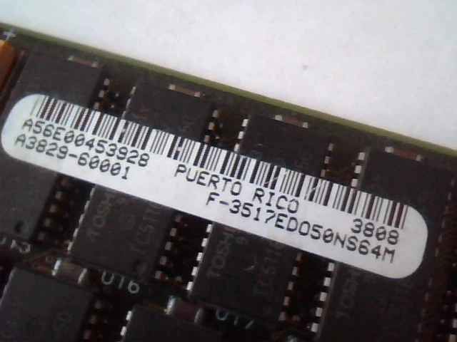 A3829-60001 64MB HP A4516A qty6 - 128MB 256MB 384MB RAM SERVER MEMORY A4516A - image 2