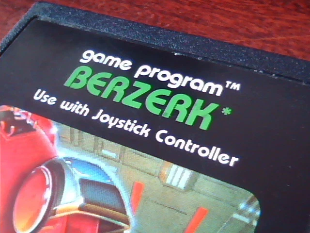 Atari - Berzerk - Video Game Program Cartridge 1982 CX2650 - image 2