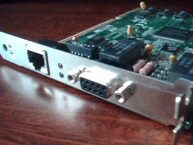 IBM 98-801120-00 Token Ring NIC PERLE #43 ISA Card - image 7