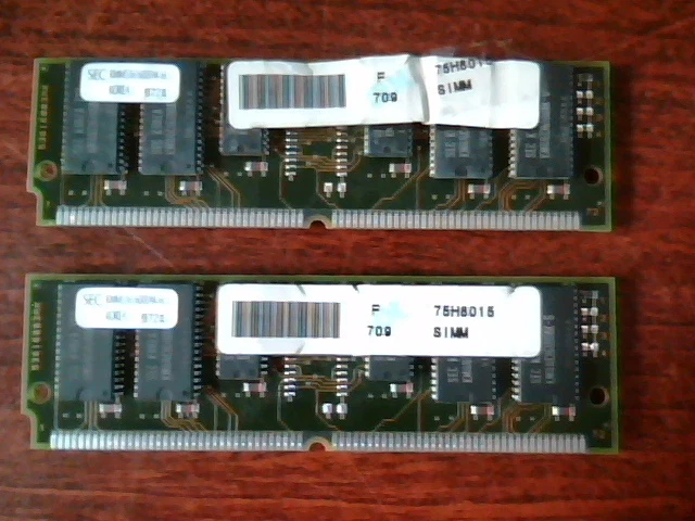 IBM RAM Memory 75H8015 64MB 72-pin SIMM 16Mx36 60ns (2)