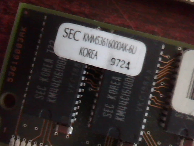 IBM RAM Memory 75H8015 64MB 72-pin SIMM 16Mx36 60ns (2) - image 3