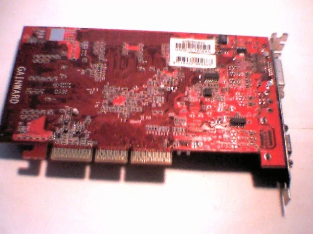 Gainward Geforce FX5200 128MB AGP 4X/8X DVI CRT VIDEO Graphics Video Card SVID - image 2
