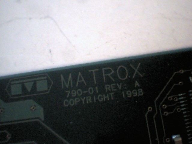AGP card Matrox 790-01 Rev A G100A/4BC/20 103.05 MGI Prosys 10-00-02-65 VGA - image 4