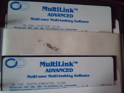 MultiLink Advanced Vintage Software IBM PC/XT/AT binder User's Guide — image 5