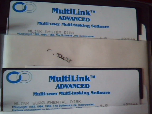 MultiLink Advanced Vintage Software IBM PC/XT/AT binder User's Guide - image 5
