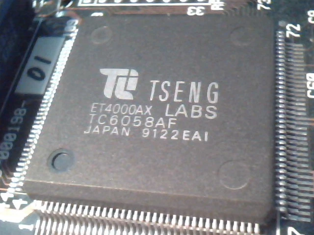 Sigma MM120 Multimode 120 ISA Video Card TSENG ET4000 ET4000AX MMA-PC-00020 - image 3