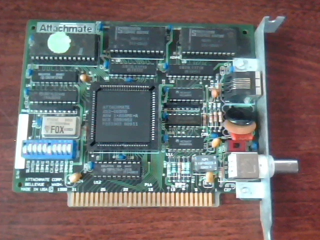 Vintage ISA 3270 Network Card Attachmate 03-24184-919 8-bit ISA adapter