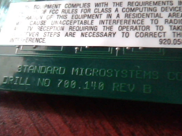 ARCNET Hub 4-Port ISA Standard Microsystems 1989 700.140 Rev B M2299-008 710.140 - image 4