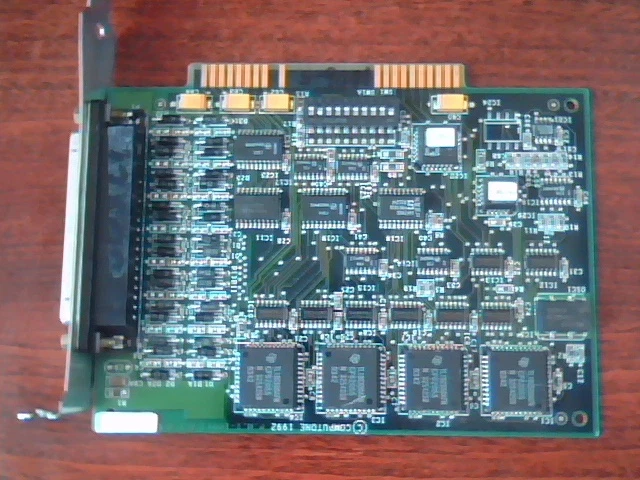 Computone Intelliport 3-01725-B 1-10015 16550 8-bit ISA card