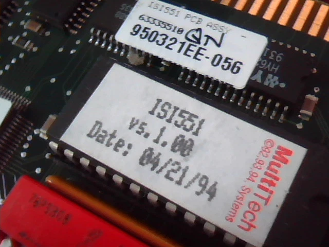 ISI551 Intelligent Serial Interface ISA Card Multitech - image 2
