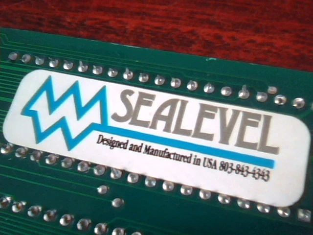 SeaLevel COMM+8 3420 Rev.B ISA Card 16450 RS-232 - image 4