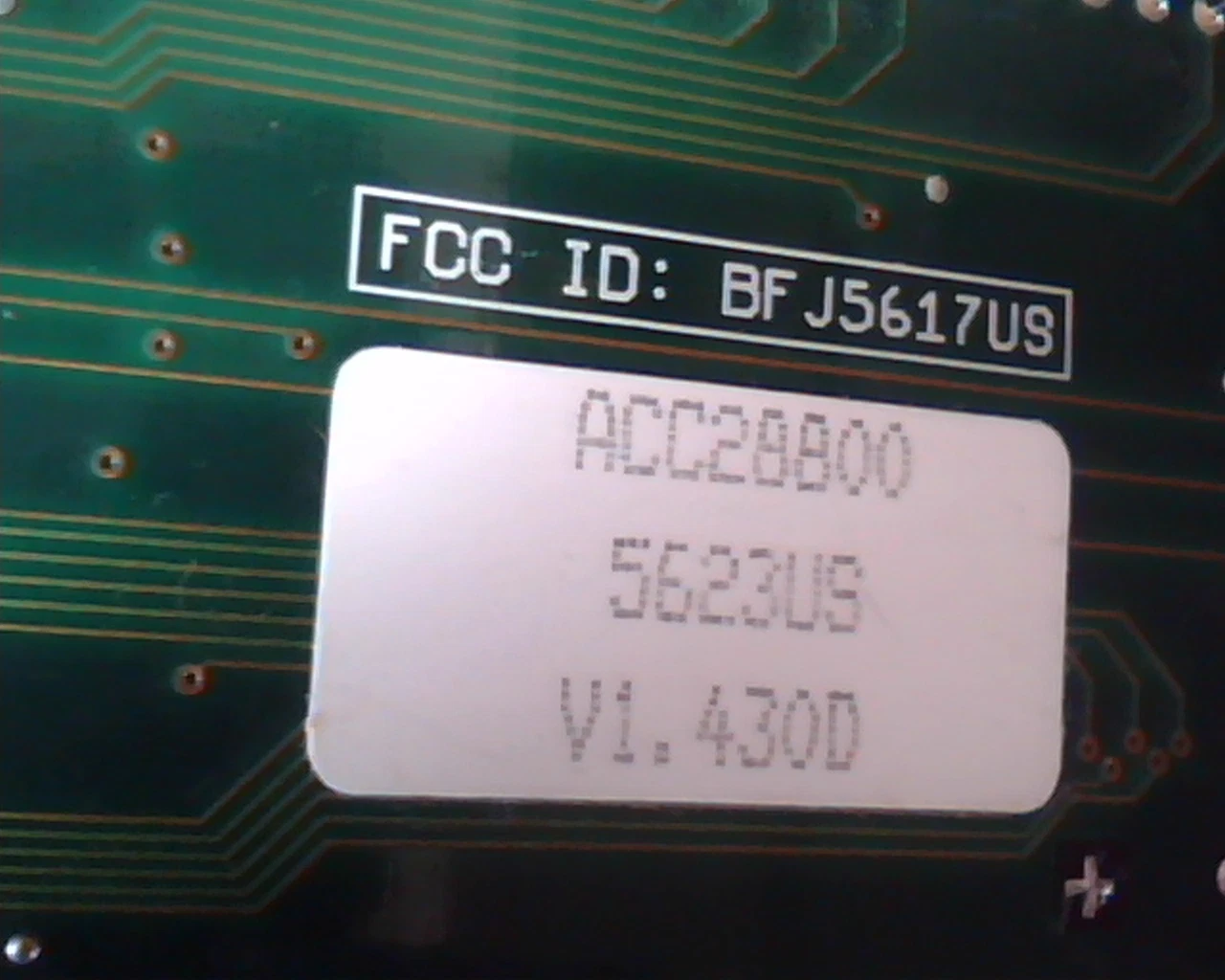 Hayes Accura 28.8 ACC28800 5623US ISA Internal Modem V1.43OD - image 4