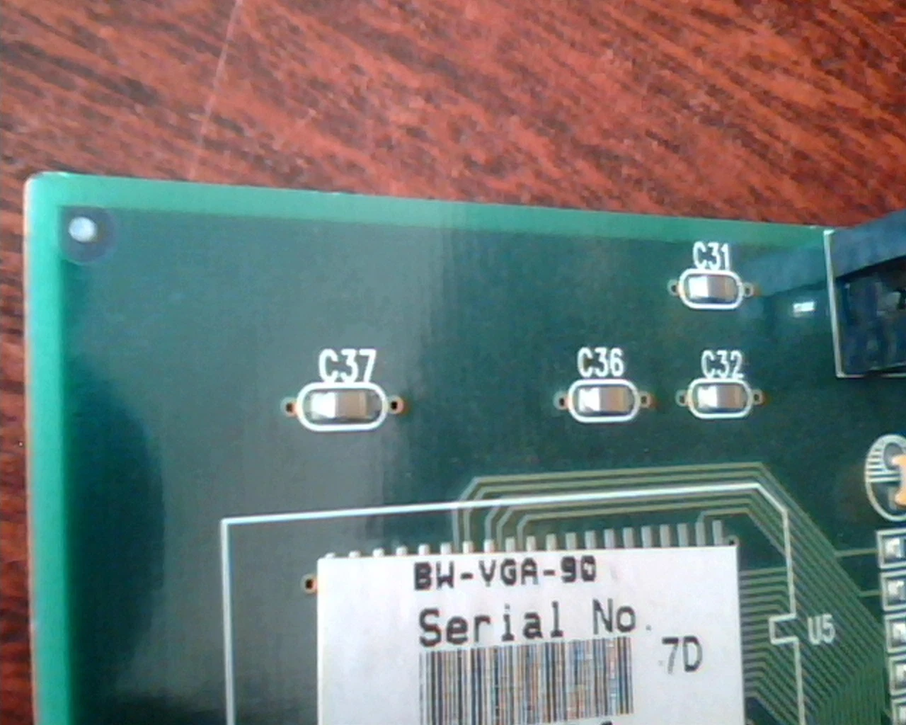 ISA Video Card BW-VGA-90 ISA-65545 Casio MD805TT00 LCD - image 3
