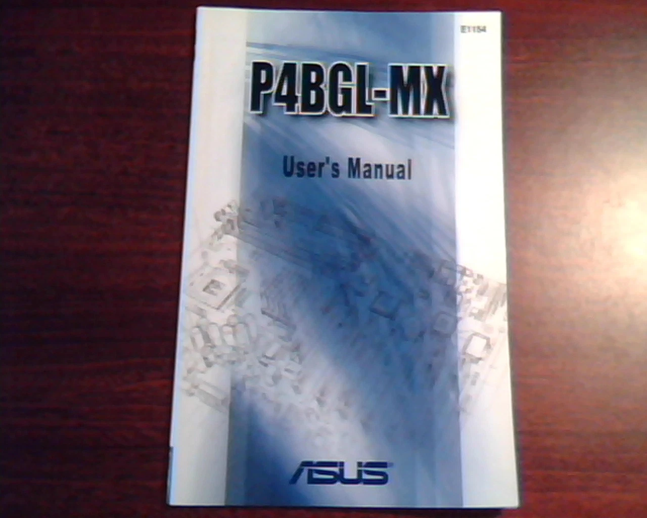 ASUS P4BGL-MX Motherboard E1154 - User's Manual