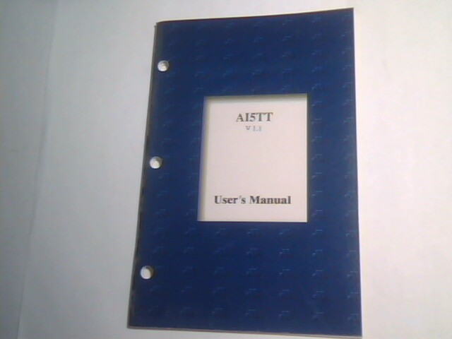 AI5TT V 1.2 Pentium Baby AT Motherboard User's Manual Guide