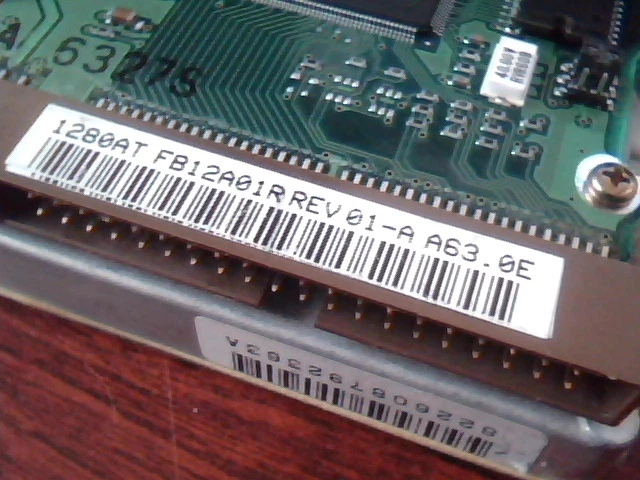Hard Disk Drive IDE Quantum Fireball 1280AT FB12A01R Rev 01-A - image 4