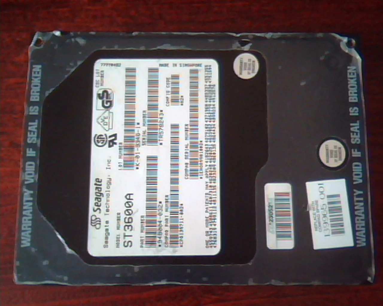 Hard Disk Drive IDE Seagate ST3600A CPQI39711-002 948004-032 K-01-9346-1
