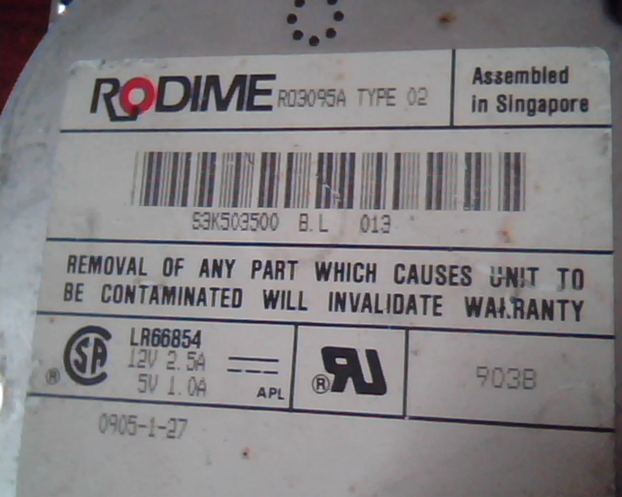 Hard Disk Drive IDE Rodime RO3095A 0905-1-27 Type 02 - image 2