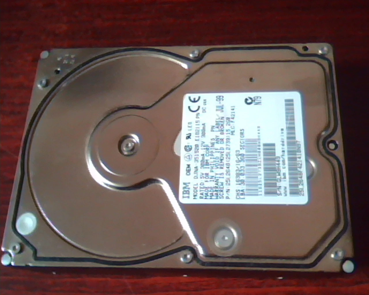 Hard Disk Drive IBM DJNA-351520 25L2648 IDE 25L2739 N79 F42141