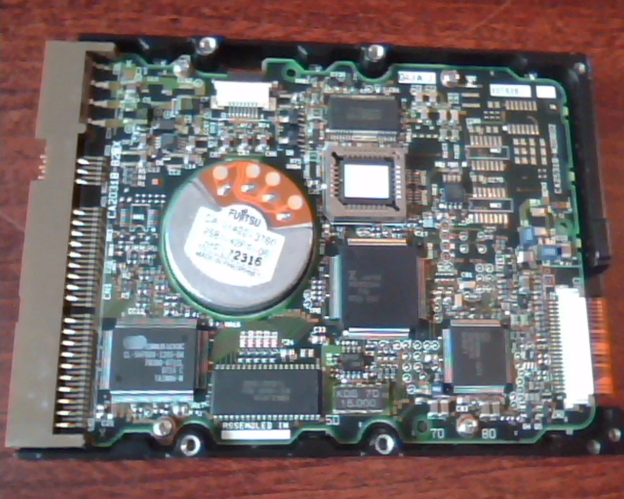Hard Drive IDE Fujitsu Limited M1636TAU CAO1422-B321 JW 1997-07 702-5048 - image 4