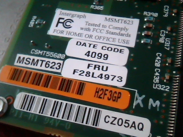 IBM Intergraph Wildcat Video Card PCI 28L4975 28L4973 - image 5