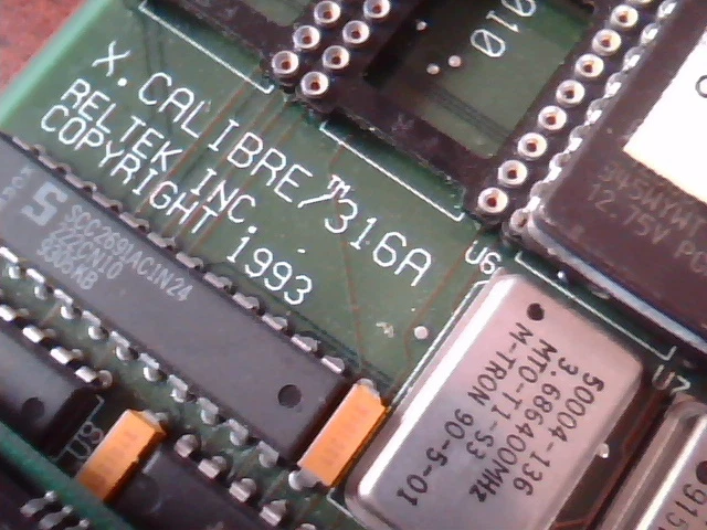 Reltek X.CALIBRE/316A XCAL40 ISA Card MC68302 302bug - image 3