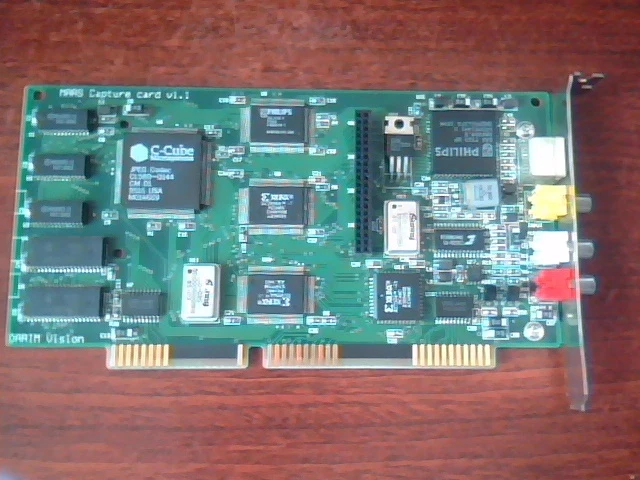 DARIM Vision MARS Capture Card 1.1 ISA C-Cube JPEG SVHS