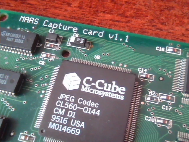 DARIM Vision MARS Capture Card 1.1 ISA C-Cube JPEG SVHS - image 2
