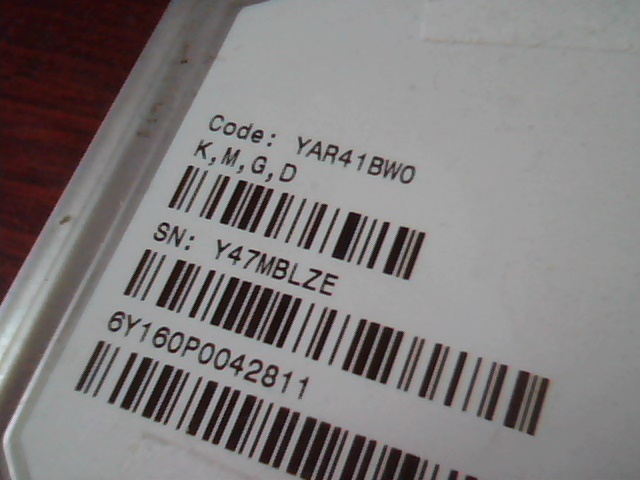 Hard Disk Drive IDE Maxtor DiamondMax Plus 9 160GB 6Y160P0042811 320173056 M8FYB - image 2