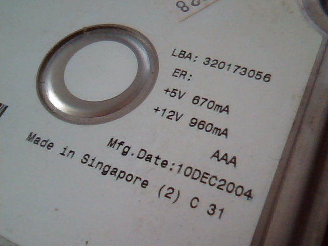 Hard Disk Drive IDE Maxtor DiamondMax Plus 9 160GB 6Y160P0042811 320173056 M8FYB - image 3