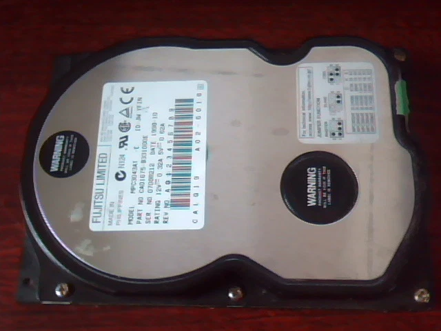 Hard Disk Drive Fujitsu Limited CA01675-B331000E HDD MPC3043AT A02-6018 CA01675