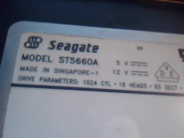 Hard Disk Drive Seagate ST5660A DH225006 HDD Rev B SSABBA - image 2
